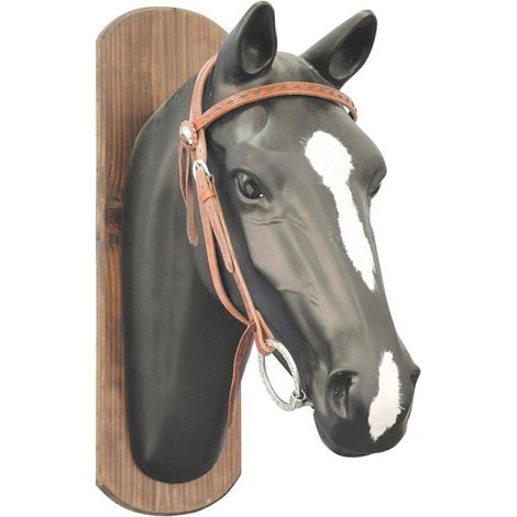 Marrone - Testiera western con frontalino dritto lavorato