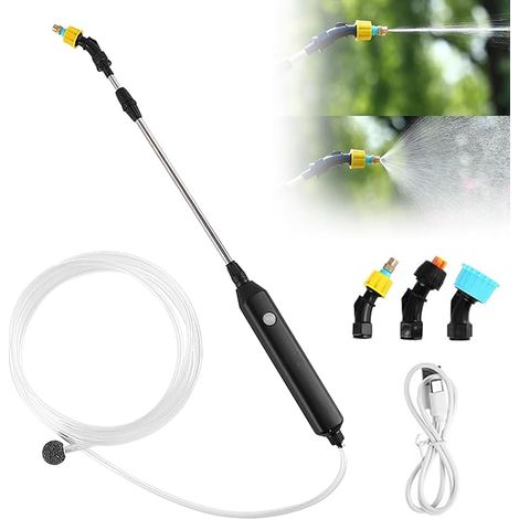 Electric Sprayer, 62 cm Electric Garden Sprayer, Garden Sprayer with 3 Adjustable Nozzles and 5 m Hose, for Irrigation Lawn and Car Washing (1/5)