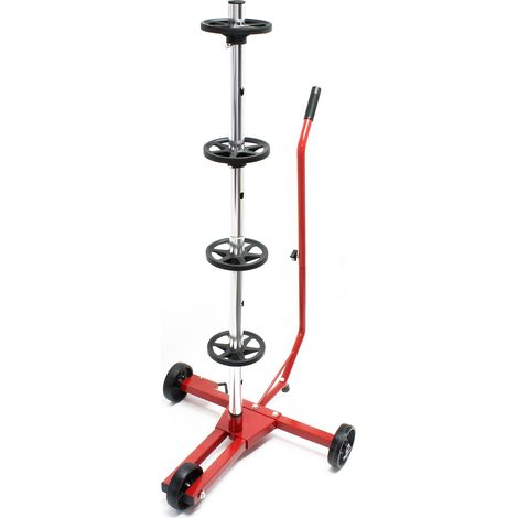 Arbre de rangement pour jantes Mobile Support pour pneux Voiture Rangement de jantes (1/5)