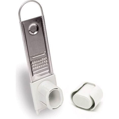 Ghidini Acea affettatore grattugia proteggi dita acciaio inox bianco