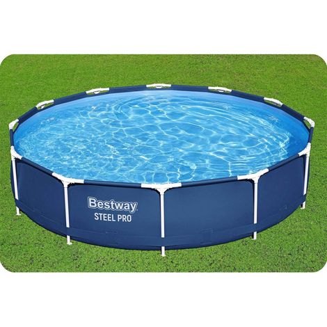 Piscina de jardin con estructura de 366 x 76 cm 16 en 1 bestway 56681