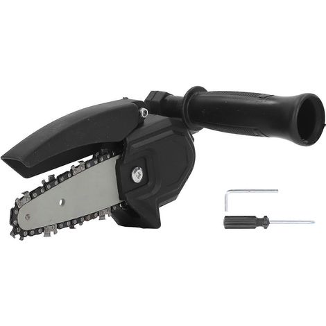 Umbauwerkzeug für elektrische Kettensägen, 10 cm (4 Zoll) tragbares Kettensägen-Zubehörset, Adapter für elektrische Bohrmaschine zur Kettensäge, Umbaukopf