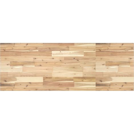 vidaXL Piano Scrivania Non Trattato 120x50x2cm Legno Massello Acacia