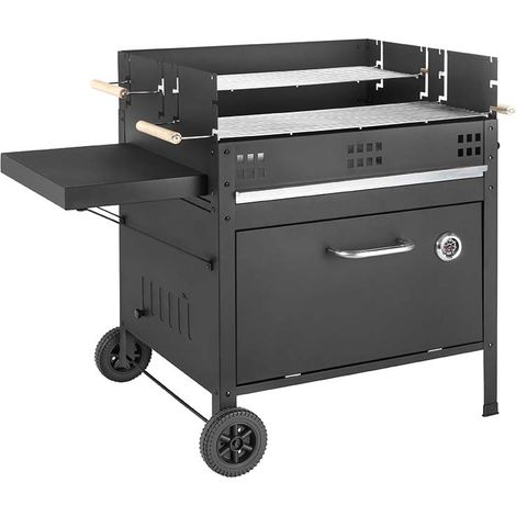 Barbecue a carbonella e legna con forno tocoa
