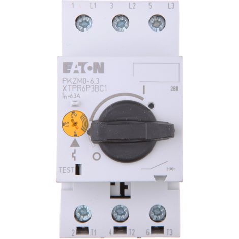 Interruttore automatico per motori PKZM0-6.3 3P 2.2kW 4-6.3A 072738