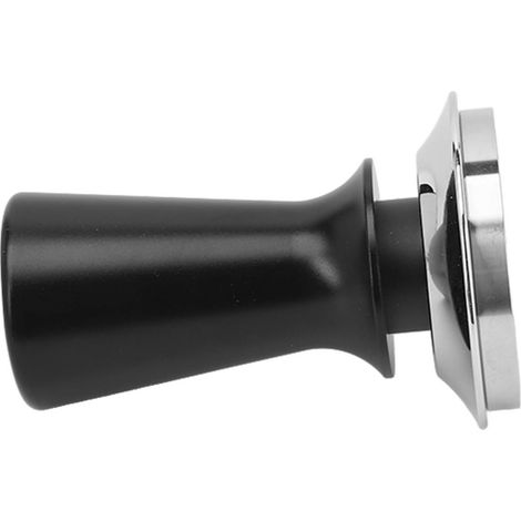 Tasseur à café en acier inoxydable, presseur manuel facile, accessoire machine à espresso, noir, 53 mm (1/5)