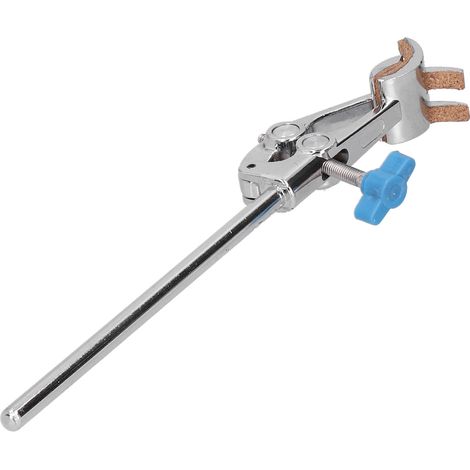 Pince de laboratoire à 4 branches pour flacons et béchers, support en alliage de zinc galvanisé, clip universel (1/5)