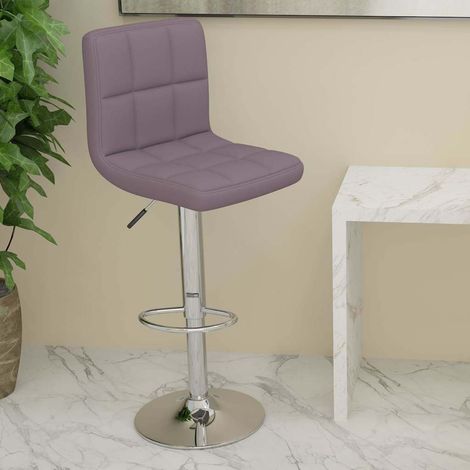 vidaXL Tabouret de bar Taupe Tissu (1/5)