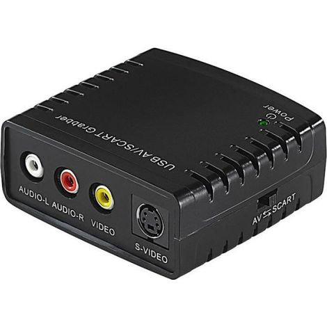 Convertisseur - - Péritel/AV vers USB - Numérisation haute qualité - Compatible PAL/NTSC (1/2)
