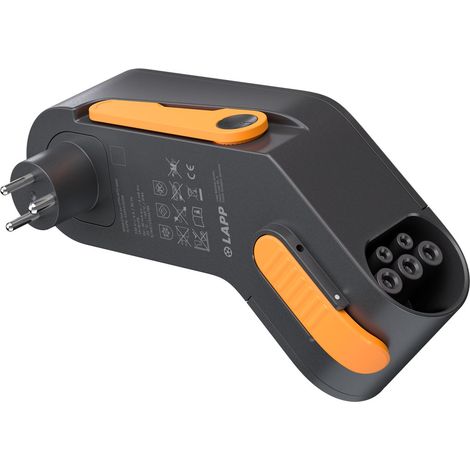 Mobility dock dinamarca, cargador para vehículos eléctricos, (5555925006) hasta 1.4 kw, 6 a, monofásico, para la carga móvil de coches híbridos y eléctricos con conexión de tipo 2.