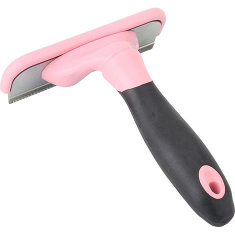 Peigne pour enlever les poils de chien, brosse de toilettage pour chat, outils de toilettage pour animaux de compagnie (bleu) (1/5)