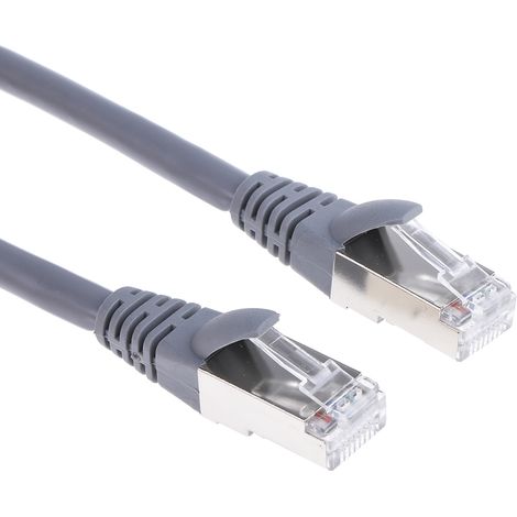 Cordon Cat6a RJ45 mâle/RJ45 mâle, S/FTP, 2m ( Prix pour 1 ) (1/2)