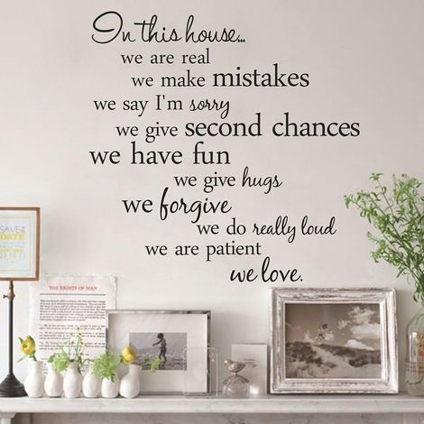 Vinyl Wall Decal - Inspirational Quote Sticker - 55 cm x 55 cm - Smooth Surface Adhesive Decor - 1 Unit (1/5)