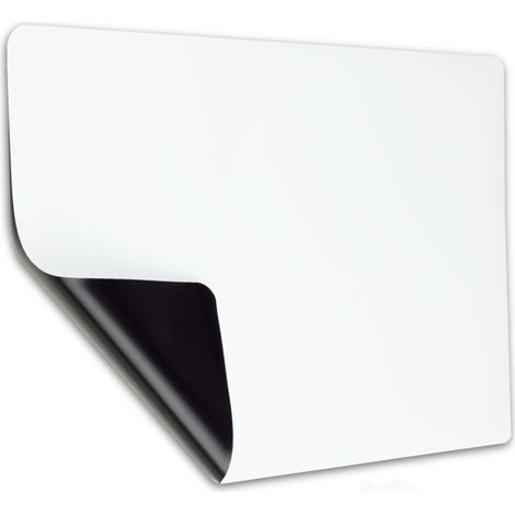 Tableau blanc magnétique pour réfrigérateur - aimant souple pour la cuisine, le micro-ondes et les placards, surface lavable, formats A3 et A4, idéal pour la maison, le bureau et l'école. Blanc A3 (1/5)