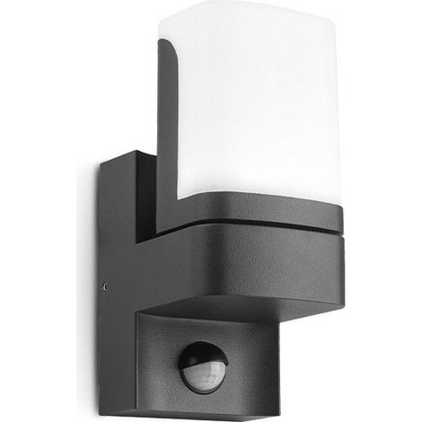 Applique Murale Orientable LED Noir 7,5W 3000K Détecteur IR Miidex Lighting® (1/5)