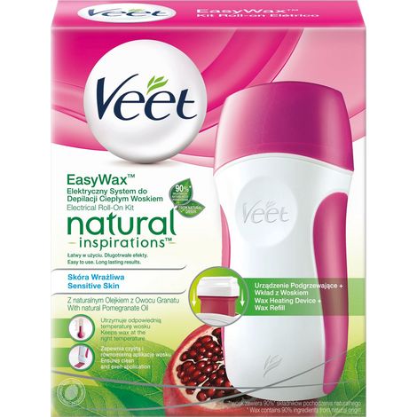 Veet Natural Inspirations Elektrisches Haarentfernungssystem, 1 Stück. (1/3)