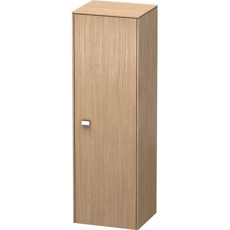 Armadio Duravit Brioso a mezza altezza 133,0x42,0x36,0 cm, 1 anta, incernierata a destra, Colore (anteriore/corpo): Decorazione quercia europea, maniglia cromata - BR1310R1052