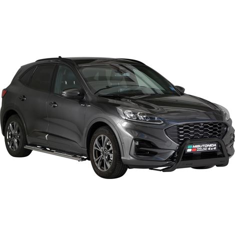 Pare-buffle Avant pour Ford Kuga 2019-2026 63mm en Acier Inoxydable Noir (1/5)