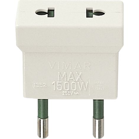 VIMAR - 01352.B Adattatore S10 - USA+EU bianco