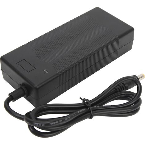 Chargeur de batterie portable 29,4 V 1,5 A pour vélo électrique et scooter, avec adaptateur secteur et prise CC 5,5 x 2,1 mm