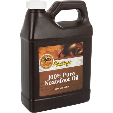 Huile pour cuir 100% PURE NEATSFOOT parfaite pour l'entretien des selles et des bottes 946 ml