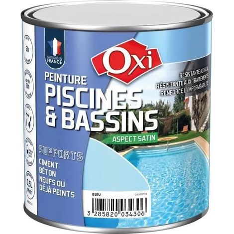Peinture Spéciale Piscine 0.5 Litre Bleu - Oxi