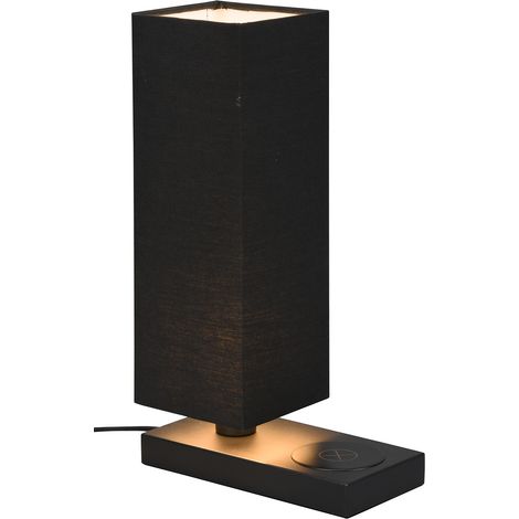 Lampada da Tavolo da Interno a LED in Metallo Nero Opaco (1/5)