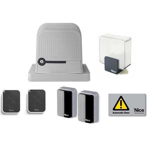 Kit d'automatisation pour portail coulissant automatique NICE ROBO RO600KCE, 600 kg, 230 V