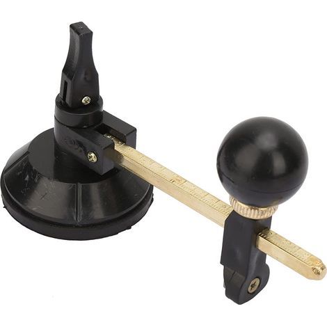 Coupe-Verre Circulaire avec Ventouse de 20 cm, Compas à 6 Roues Idéal pour la Coupe de Verre et de Carrelage, Outil de Découpe de Diamètre de 20 cm/7,9 Pouces (1/5)