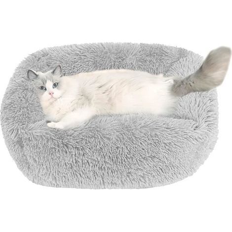 (Gris)Panier pour Chat Rectangle - Gris - 43x35x20cm (1/4)