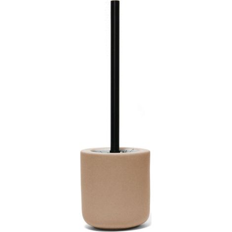 Brosse WC Unie Soft Touch "Mambo" 38cm Sable (1/3)