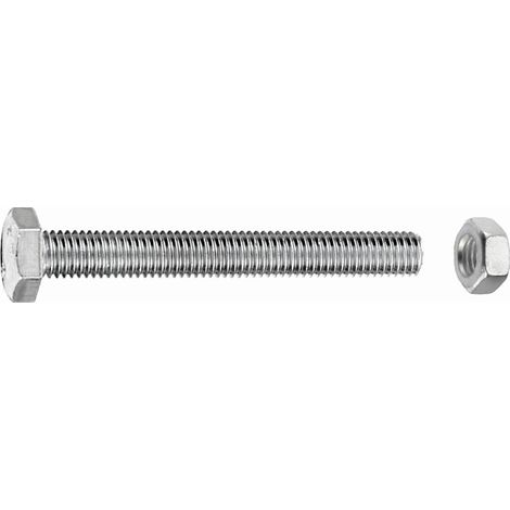 Connex Sechskantschrauben M8 x 20 mm - 75 Stück Maschinenschrauben