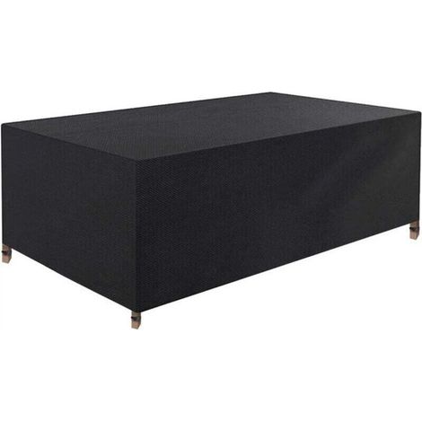 Waterproof garden furniture covers, 420D Oxford fabric, weatherproof, UV and tear resistant, for tables and chairs (200 x 160 x 70 cm) (1/5)