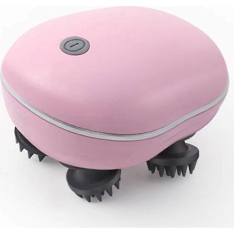 Elektrisches Kopfhautmassagegerät mit Rotlichttherapie, Rosa (1/5)
