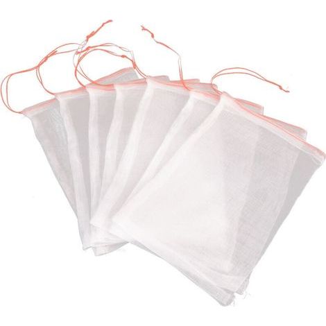 Lot de 50 Sac Protection Fruits en Nylon 25x15cm Sachet Protection Raisin Filet de Protection pour Jardin Potager (1/4)