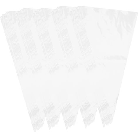Pack of 50 disposable piping bags for cake icing, pastry making, baking decorating tool, 30.5 cm
