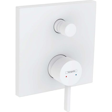 Hansgrohe Finoris - Badewannenarmatur- Unterputz, für 2 Verbraucher, weiß matt 76415700