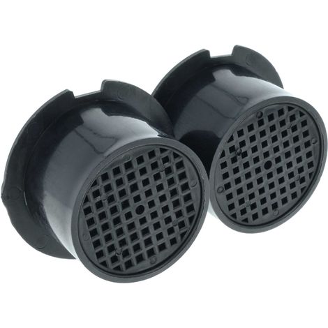 vhbw 2x Filter kompatibel mit Liebherr WK 4177, WK 4127, WK 4176, WK 3206, WK 4126, WK 2976, WK 2977, WK 2927 Kühlschrank - Aktivkohlefilter