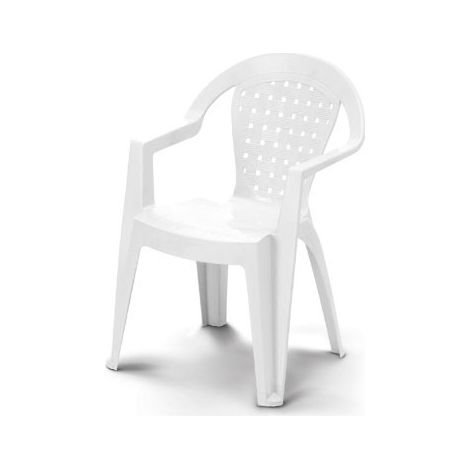 Weiße Kindersitzbank 36x30x50