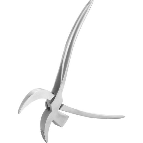 Pince durable pour le travail du cuir, outil de maroquinerie, pinces pour cordonniers et selliers, argent (1/5)