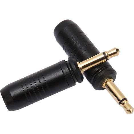 Vergoldeter 3,5-mm-Lötstecker für Focal-Kopfhörer, Mono-Stecker-Ersatz, kompatibel mit Clear Mg, Celestee, Stellia.