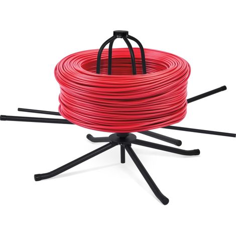 Dérouleur de câble pour chauffage au sol - Charge maximale : 300 kg - Longueur du rouleau : 600 m - Pour tubes de 16 à 32 mm (1/5)