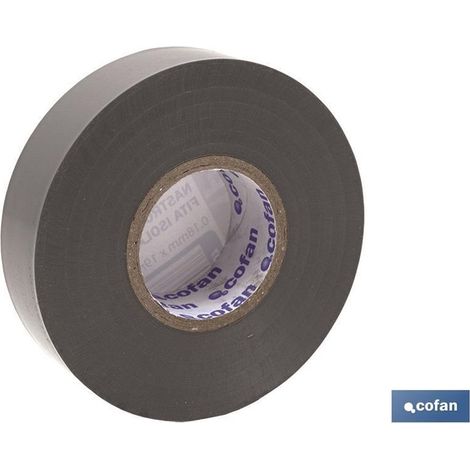 Isolierband 180 Mikrometer grau 19 mm x 20 Meter