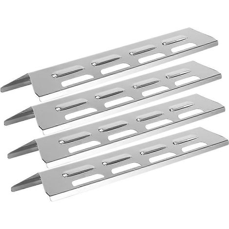 Set aus 4 Edelstahl-Backofenheizplatten mit Hitzeschutzblech und Zubehör. (1/5)
