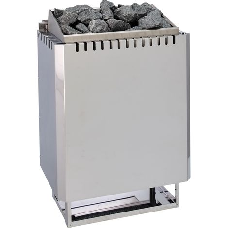 Infraworld Ferro finnischer Saunaofen 10,5 kW Edelstahl inklusive Saunasteine