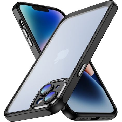 Custodia per iPhone 15, erbord Impact Guard, nera (1/5)