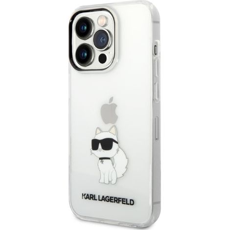 Karl Lagerfeld KLHCP14XHNCHTCT iPhone 14 Pro Max 6,7 transparentes Hardcase Ikonik Choupette (1/5)