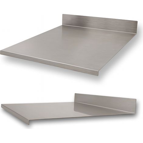 ZoiMania - Spianatoia in Acciaio Inox - Cucina - Profondità 60 - Dimensione Spianatoia: L 60 x P 60 x 7cm x 3cm (1/5)