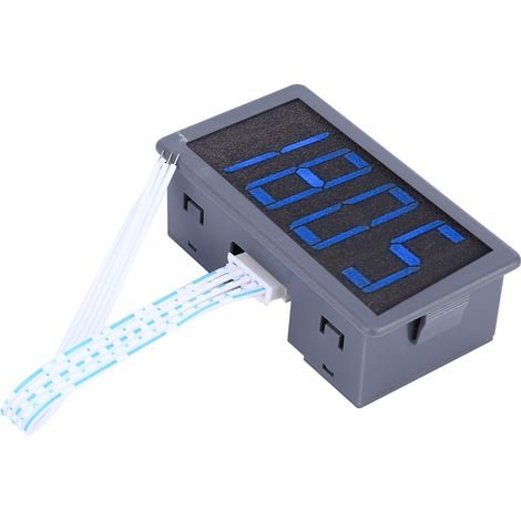 Blauer 4-stelliger LED-Motordrehzahlmesser mit NPN-Hall-Näherungssensor (Drehzahlmesser) (1/5)