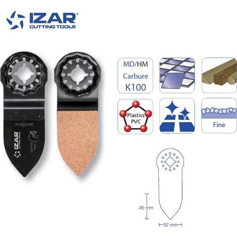 lime à concrétion carbure MD/HM Starlock Izar 32 mm